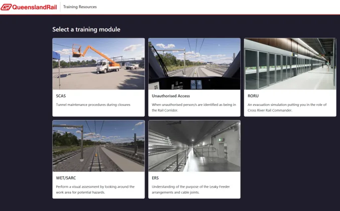 Cross River Rail digital learning project preview from Spatial Media